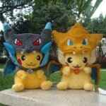 Peluche Pikachu Dracaufeu XY