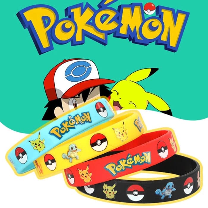 Bracelet Pokemon en Silicone