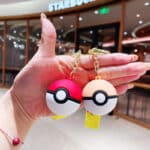Porte Cle Pokeball en Silicone