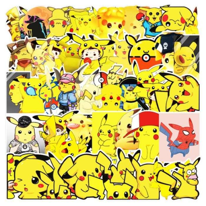 50 Stickers Pikachu