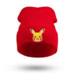 Bonnet Pokemon Pikachu Rouge