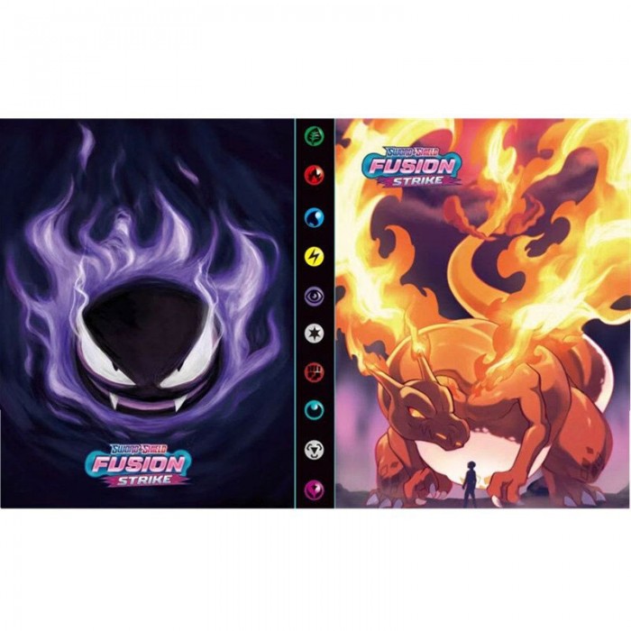 Classeur Pokemon Dracaufeu Gigamax et Fantominus