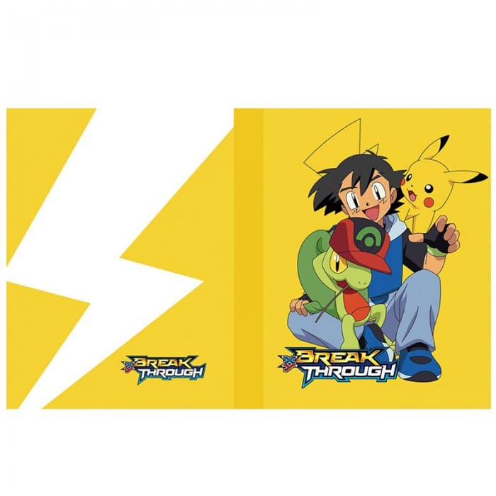 Classeur Pokemon Sacha Pikachu et Arcko