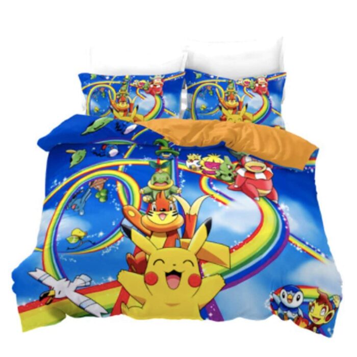 Housse de Couette Pokemon Arc en Ciel