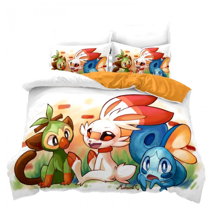 Housse de Couette Pokemon Ouitempo Flambino Larmeleon