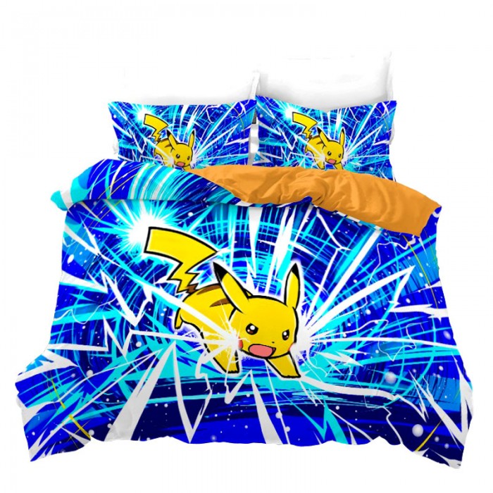 Housse de Couette Pokemon Pikachu Attaque Ã‰clair