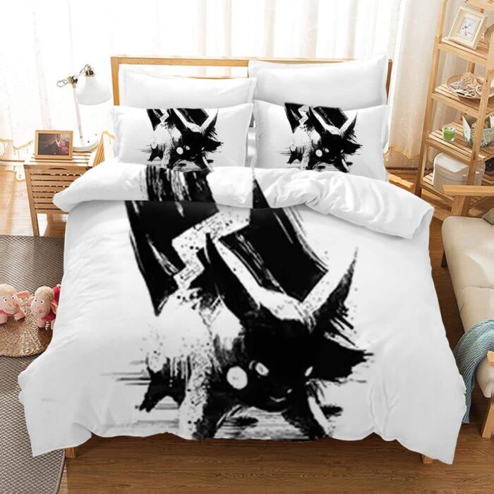 Housse de Couette Pokemon Pikachu Noir et Blanc