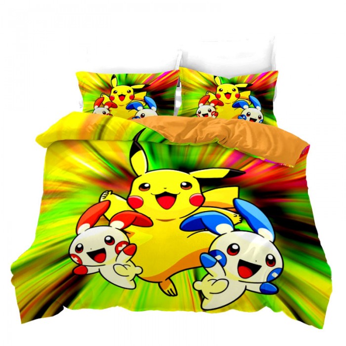 Housse de Couette Pokemon Pikachu Posipo Negapi