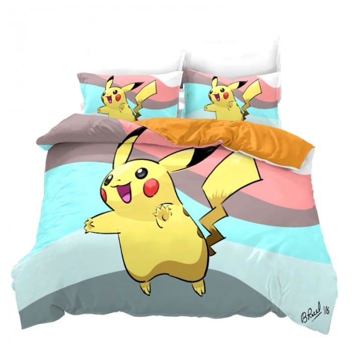 Housse de Couette Pokemon Pikachu Saut