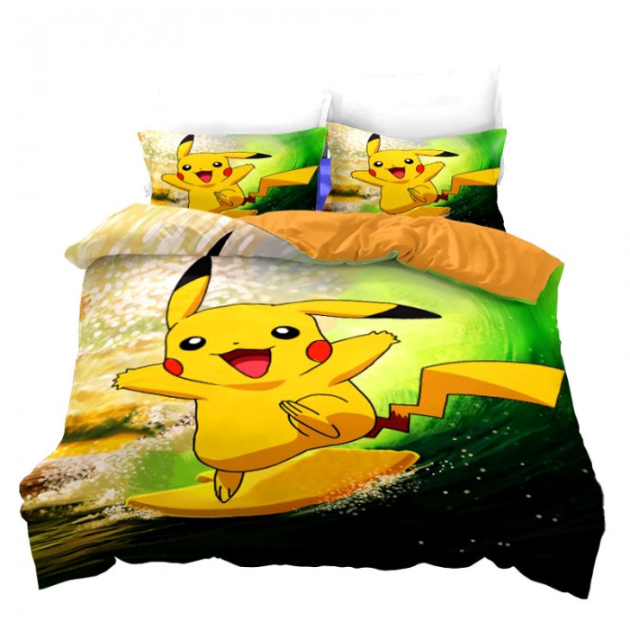 Housse de Couette Pokemon Pikachu Surf