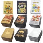 Jeu de Carte Pokemon Noir Or Argent