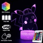 Lampe Detective Pikachu Original 3D