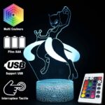 Lampe Mewtwo 3D