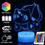 Lampe Pokemon 3D Bulbizarre