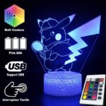 Lampe Pokemon 3D Detective Pikachu