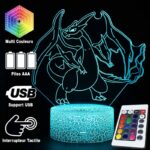 Lampe Pokemon 3D Dracaufeu Y