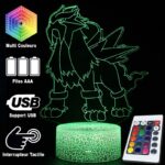 Lampe Pokemon 3D Entei