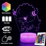 Lampe Pokemon 3D Frison