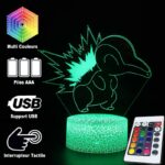 Lampe Pokemon 3D Hericendre