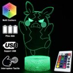 Lampe Pokemon 3D Morpeko Furieux