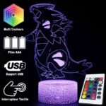 Lampe Pokemon 3D tyranocif