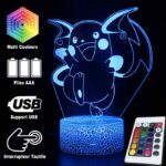Lampe Pokemon 3d raichu