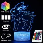 Lampe Pokemon 3d voltali