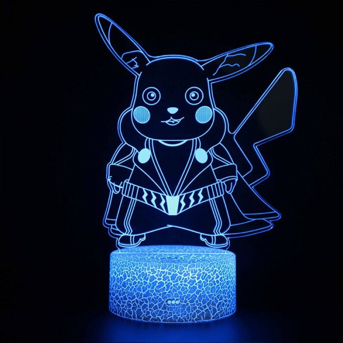 Lampe Pokemon Pikachu avec Cape
