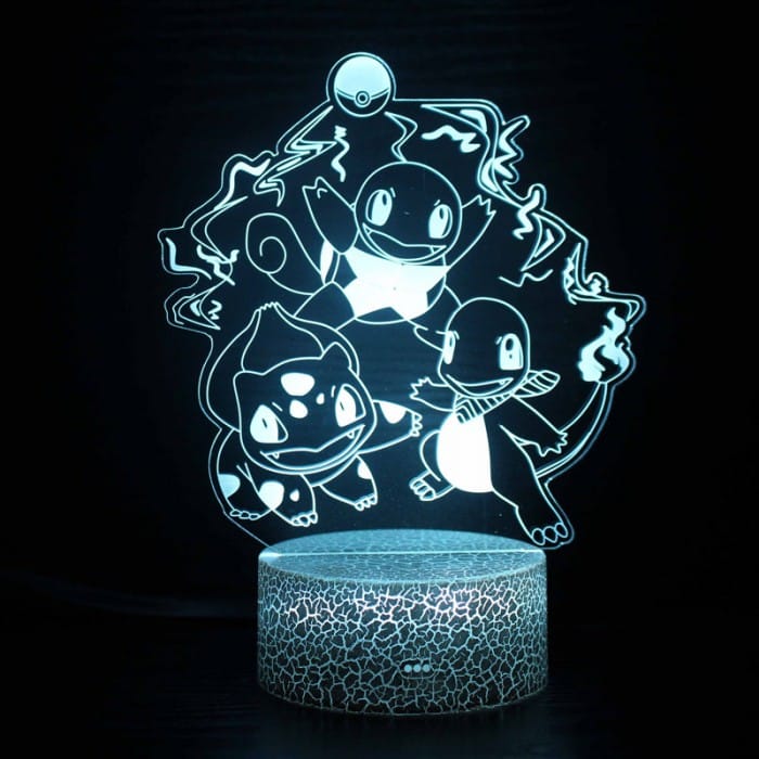 Lampe Pokemon Starters 1ere Generation