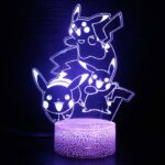 Lampe Pokemon Triple Pikachu