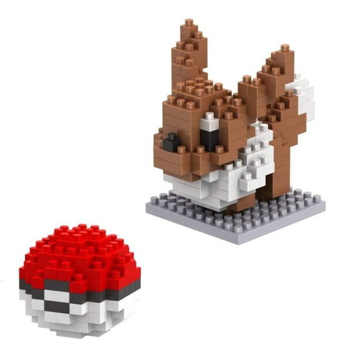 Lego Pokemon Ã‰voli Et Pokeball