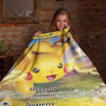 Mannequin Plaid Pokemon Carte Pikachu V