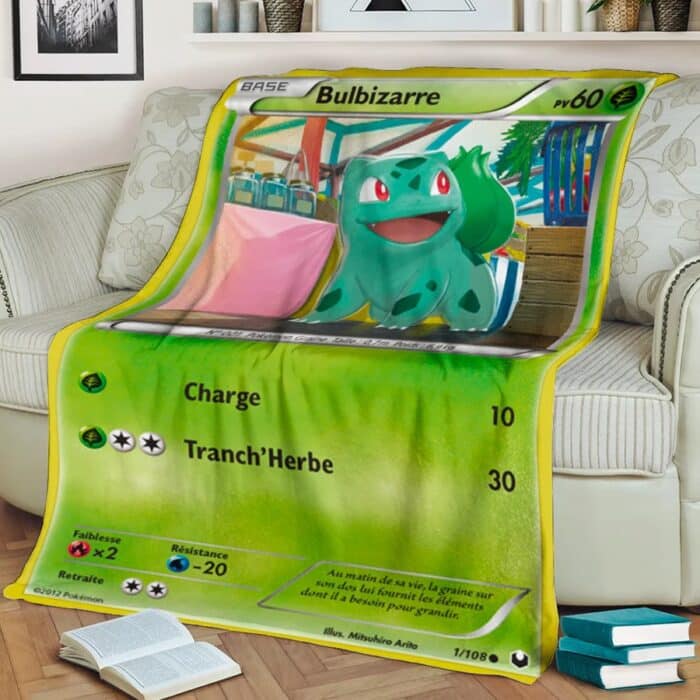 Plaid Carte Pokemon Bulbizarre