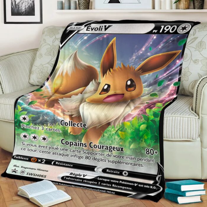 Plaid Carte Pokemon Evoli V