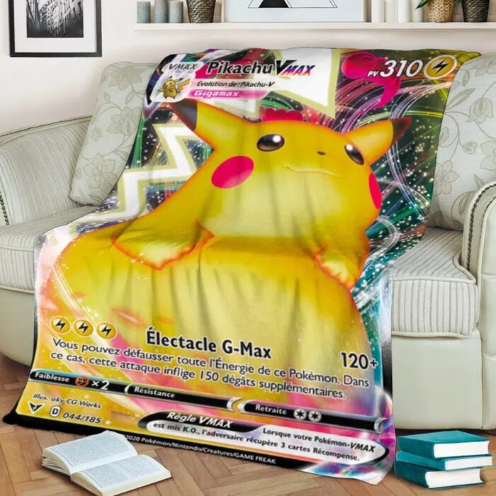 Plaid Carte Pokemon Pikachu VMAX
