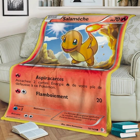 Plaid Carte Pokemon SalamÃ¨che