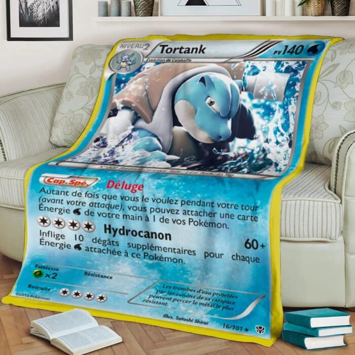 Plaid Carte Pokemon Tortank
