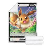 Plaid Carte Pokemon de Evoli V