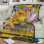 Plaid Cartge Pokemon Pikachu V
