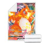 Plaid Pokemon Carte Dracaufeu Gigamax