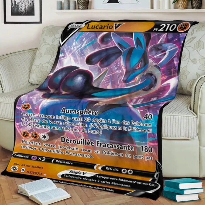 Plaid Pokemon Carte Lucario V