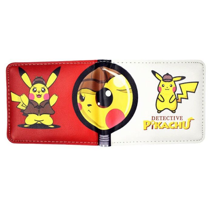 Portefeuille Detective Pikachu Rouge et Blanc