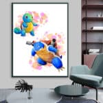 Poster Pokemon Carapuce et Tortank