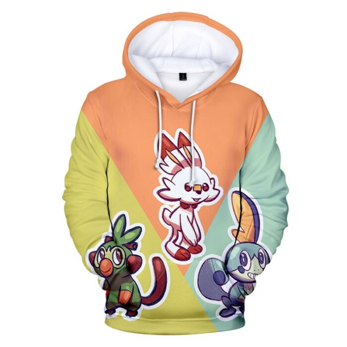 Pull Pokemon Flambino Larmeleon Ouistempo