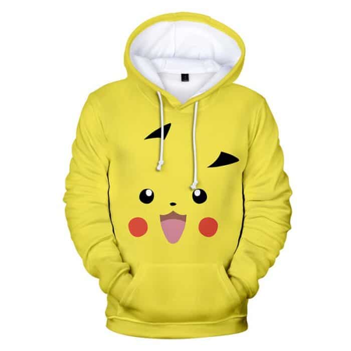 Pull Pokemon Pikachu Jaune