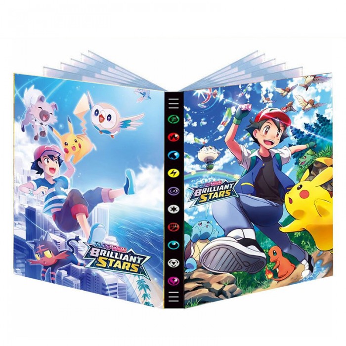 Range Carte Pokemon Sacha et Pikachu