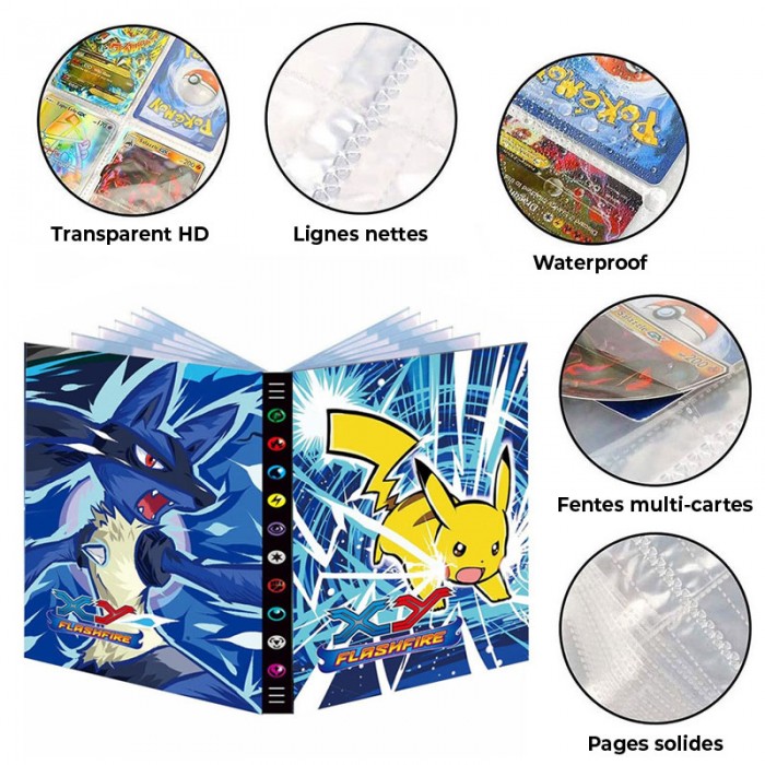 Range Cartes Pokemon Pikachu et Lucario