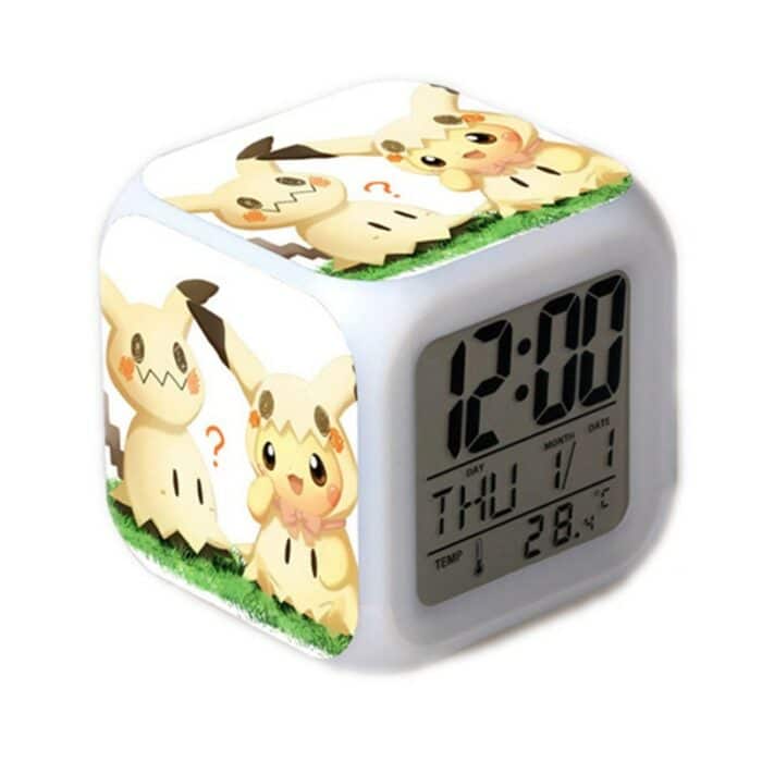 Reveil Pokemon Mimiqui et Pikachu