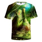 T Shirt Pokemon Arcko , Germignon et Bulbizarre