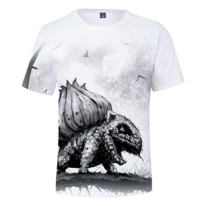 T Shirt Pokemon Bulbizarre Zombie